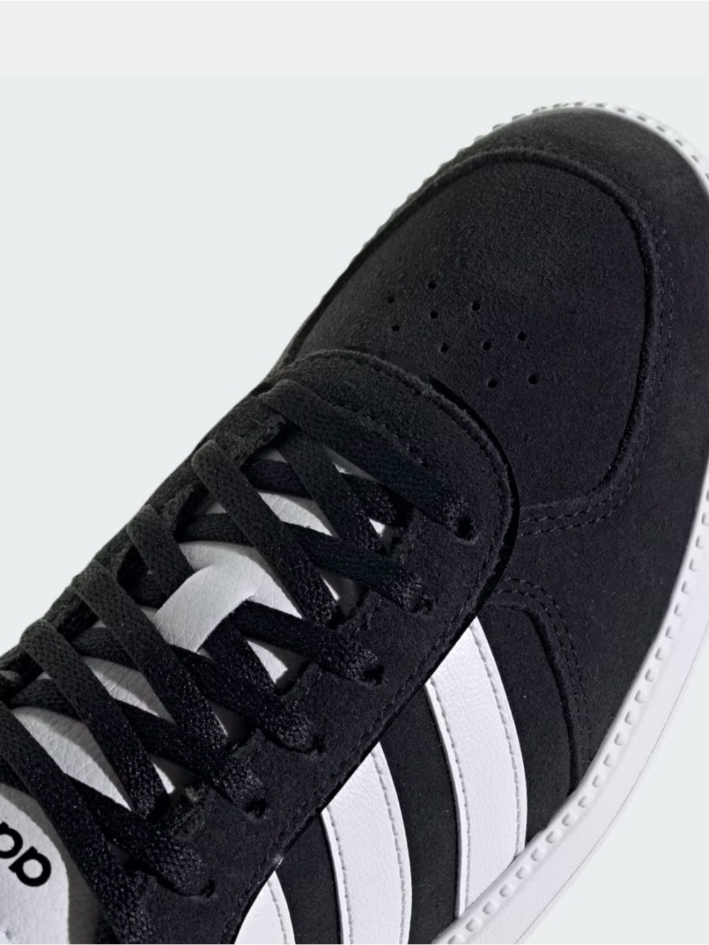 adidas Black and White Casual Suede Sneakers - Picture 5 of 8
